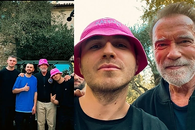 „Kalush Orchestra“ klipe – netikėtas herojus A.Schwarzeneggeris: Ukrainai perdavė žinią