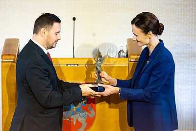 Petro Bešta, Viktorija Čmilytė-Nielsen / Žygimanto Gedvilos / BNS nuotr.