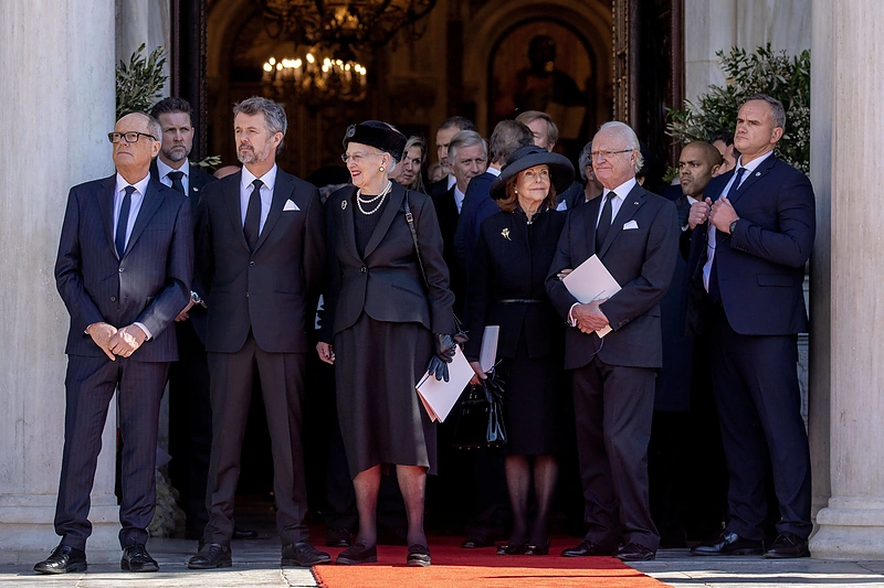 Paskutiniojo Graikijos karaliaus Konstantino II laidotuvės / AFP/„Scanpix“ nuotr.