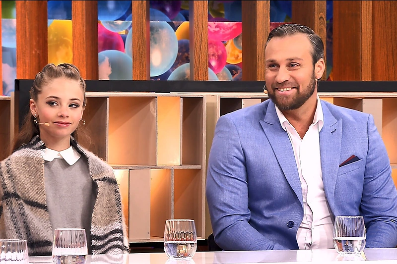 Andrius Kandelis su dukra Dite / LNK nuotr.