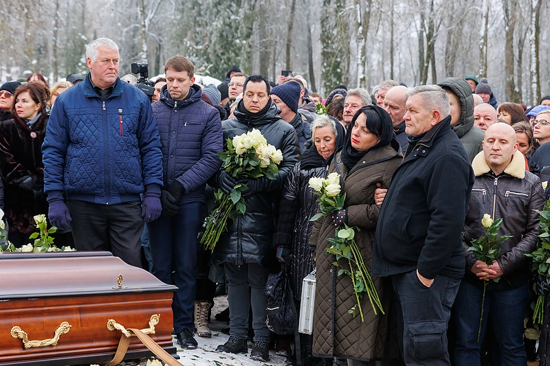 Vitalijos Katunskytės laidotuvės / Eriko Ovčarenko / BNS nuotr.