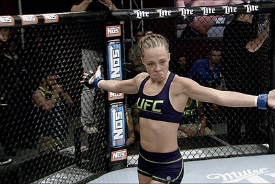 Filmo „Rose Namajunas: aš esu čempionė“ akimirka / Stopkadras