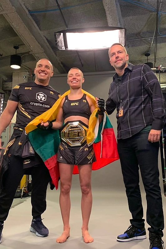 Filmo „Rose Namajunas: aš esu čempionė“ akimirka / Stopkadras
