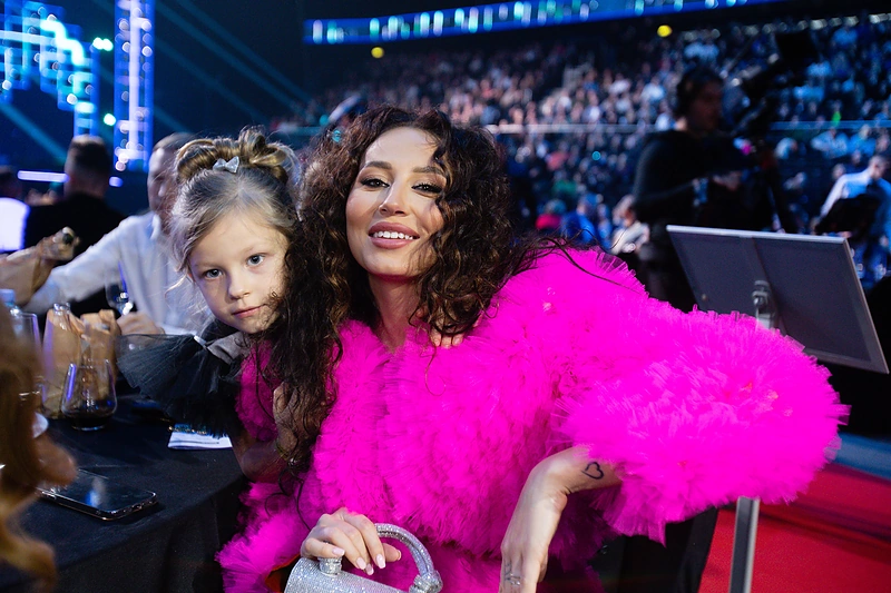 Gabrielė Grygolaitytė-Vasha su dukra Adrija / Teodoro Biliūno / BNS nuotr.