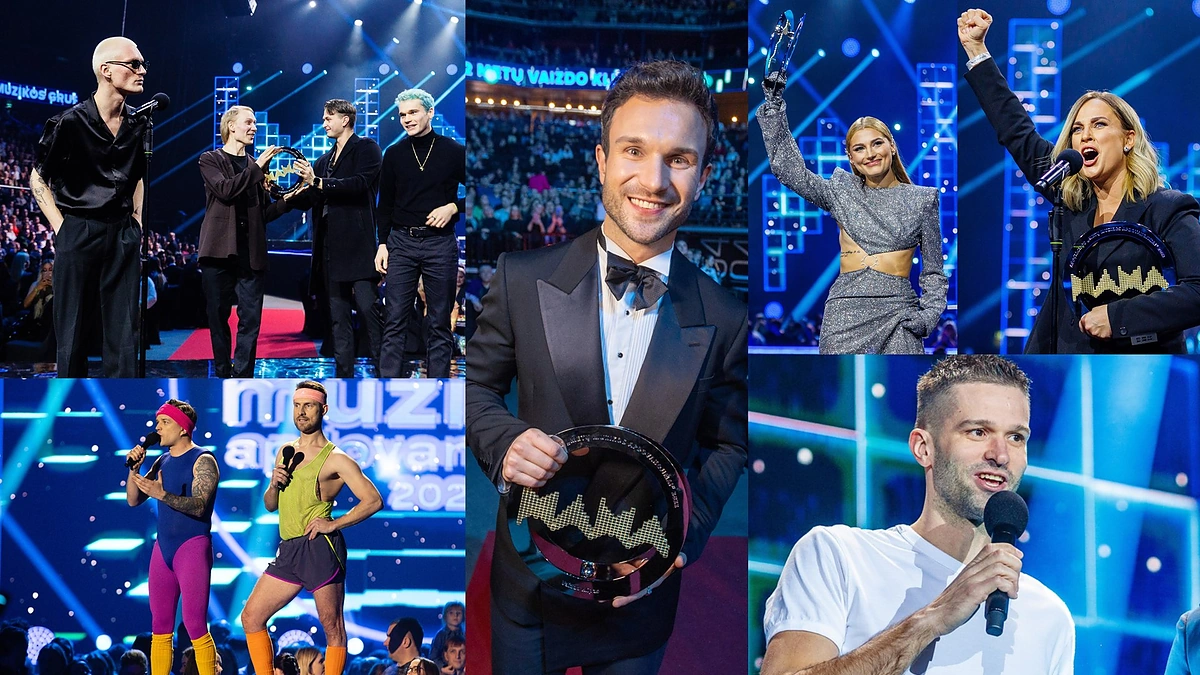 M.A.M.A 2022 apdovanojimai / E.Ovčarenko ir T.Biliūno / BNS nuotr.