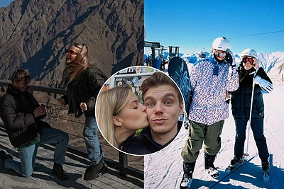 Kaukazo kalnuose susižadėjo aktoriai Mantas Bendžius ir Greta Šepliakovaitė: „Pasisekė!“