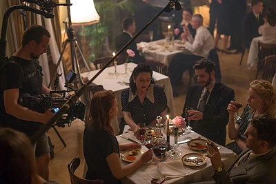 Lietuviškos juostos „Poetas“ filmavimo akimirka / Povilo Baltino ir „A Propos“ nuotr.