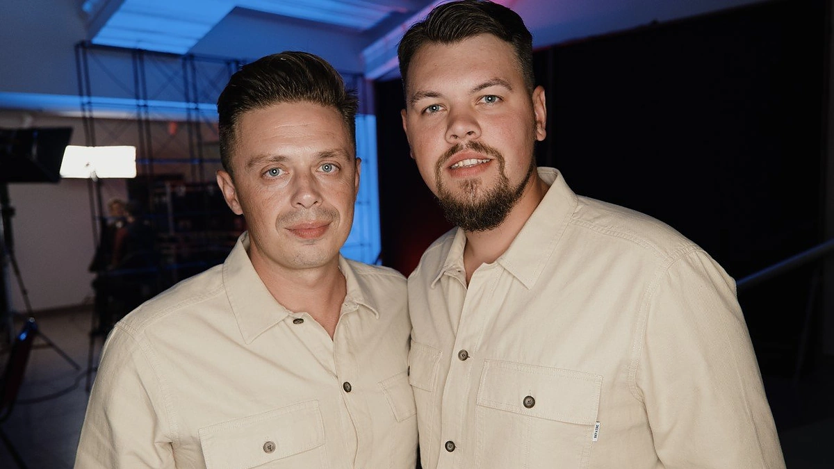 Aurimas Švažas ir Dovydas Kumpikevičius / Katažynos Polubinskos nuotr.