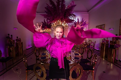 Natalijos Bunkės gimtadienio akimirka / Mindaugo Ažušilio nuotr.