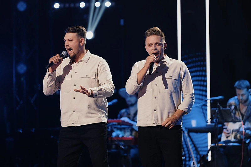 Aurimas Švažas ir Dovydas Kumpikevičius / Katažynos Polubinskos nuotr.