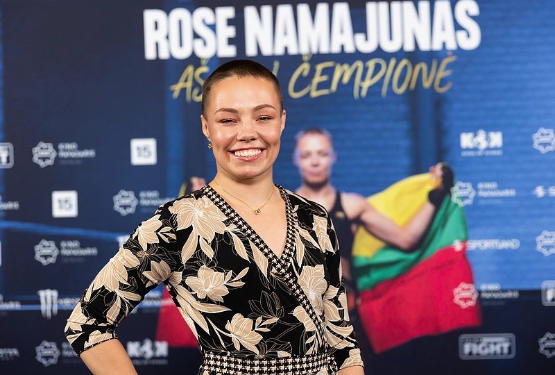 Rose Namajunas / Gretos Skaraitienės / BNS nuotr.