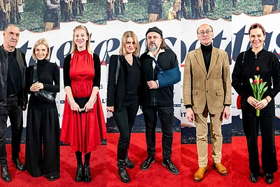 Vilniaus kino teatre – iškilminga „Poeto“ premjera: raudonu kilimu žengė garbūs svečiai