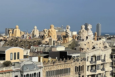 Mindaugo Stasiulio ir žmonos Mildos atostogos Barselonoje / Asmeninio albumo nuotr.