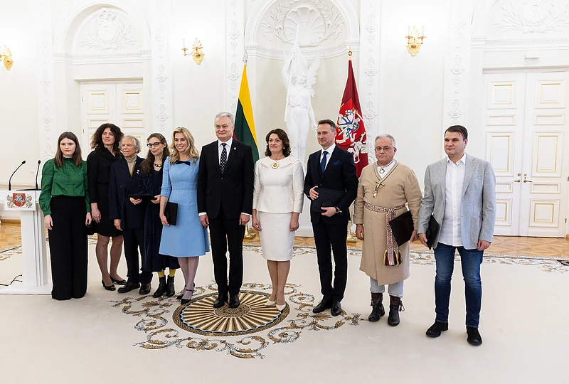 Nacionalinių kultūros ir meno bei Jono Basanavičiaus premijų įteikimas / Pauliaus Peleckio / BNS nuotr.