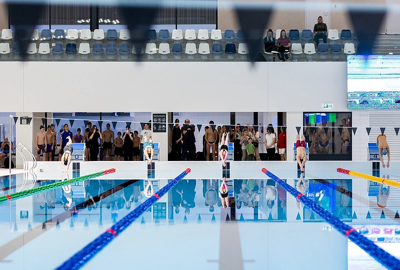 Naujojo Lazdynų baseino atidarymas / Lukas Balandis / BNS nuotr.