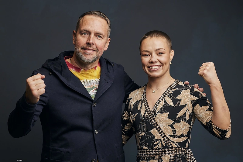Rose Namajunas ir Marius A.Markevicius / Audriaus Solomino ir Roberto Daskevičiaus nuotr.