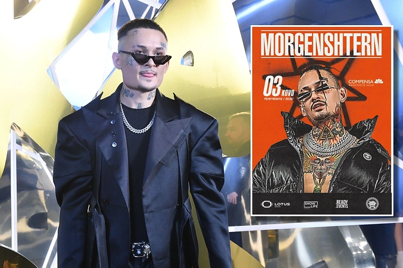 Vilniuje – Putiną šlovinusio reperio koncertas: „Proga paskaičiuoti raudonų gvazdikų mėgėjus“