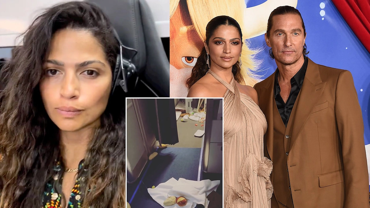 Matthew McConaughey su žmona Camila Alves / „Scanpix“ ir „Instagram“ nuotr.