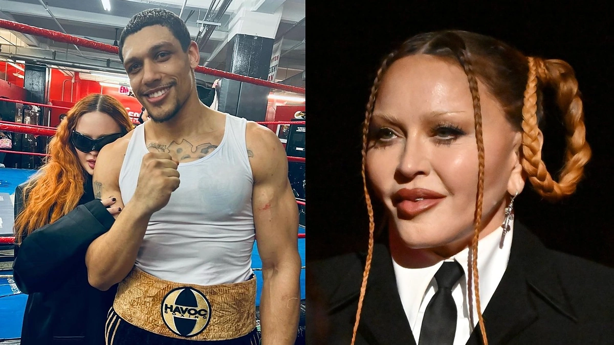 Madonna ir Joshas Popperis / Scanpix ir socialinių tinklų nuotr.