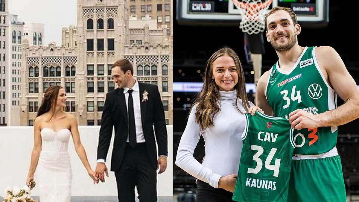 Tyleris Cavanaugh ir jo žmona Maddy Doyle / Socialinių tinklų nuotr.