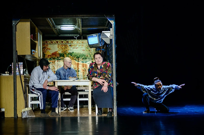 Šokio teatro spektaklis „Kelionė namo“ / Lauros Vansevičienės nuotr.