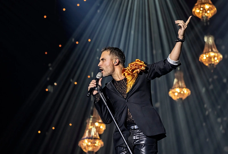 Manto Jankavičiaus koncerto akimirka / Liusjeno Kulbio nuotr.