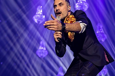 Manto Jankavičiaus koncerto akimirka / Liusjeno Kulbio nuotr.