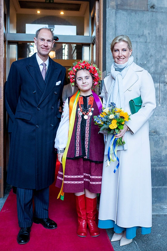 Edinburgo hercogas Edwardas su žmona Sophie / AFP/„Scanpix“ nuotr.