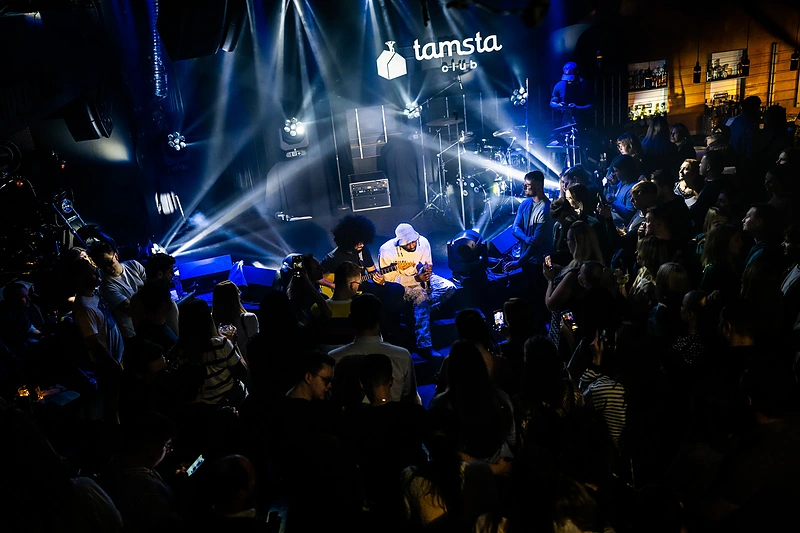 Shakkos koncertas Vilniaus muzikos klube „Tamsta“ / Vytauto Dranginio nuotr.