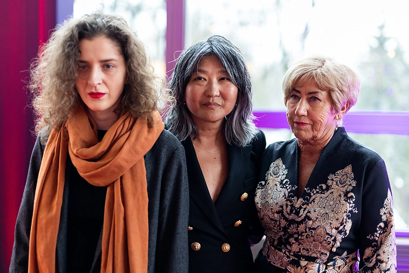 Hanna Bilobrova, Uljana Kim, Banguolė Kvedaravičienė / Žygimanto Gedvilos / BNS nuotr.