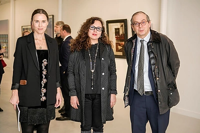Paryžiuje atidarytą Vilniaus menininkų parodą įvertino ir Pompidou meno centro prezidentas