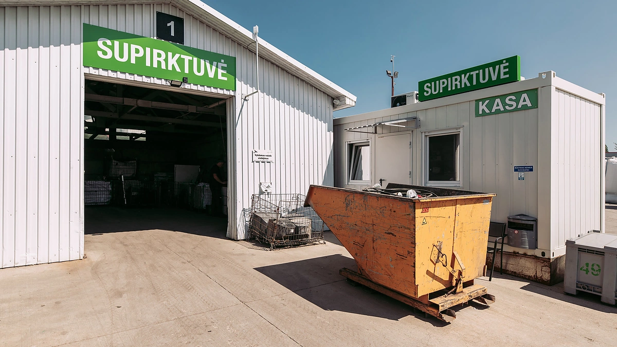 Atliekų supirktuvė / Įmonės nuotr.