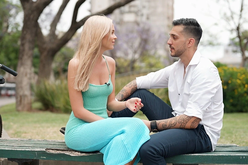 Dijora Petrikonytė su partneriu Mauro / TV3 nuotr.