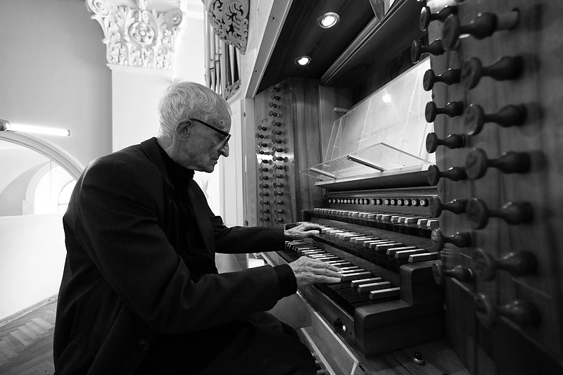 Leopoldas Digrys- žymiausias Lietuvos vargonininkas / Gretos Skaraitienės / BNS nuotr.