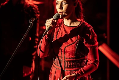 Grupės „Skylė“ koncertas Šv. Jonų bažnyčioje / Martyno Vitėno nuotr.