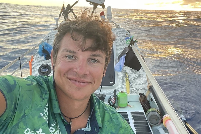 Aurimo Valujavičiaus kelionė per Atlantą / „Aurimas Valujavičius keliautojas“ („Facebook“) nuotr.