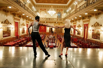 Ineta Stasiulytė ir jos tango partneris Marcos Ayala / TV3 nuotr.