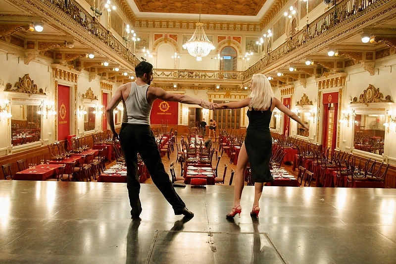 Ineta Stasiulytė ir jos tango partneris Marcos Ayala / TV3 nuotr.