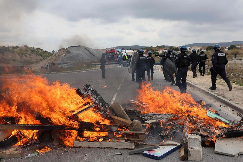 Protestai Prancūzijoje / AFP/„Scanpix“ nuotr.