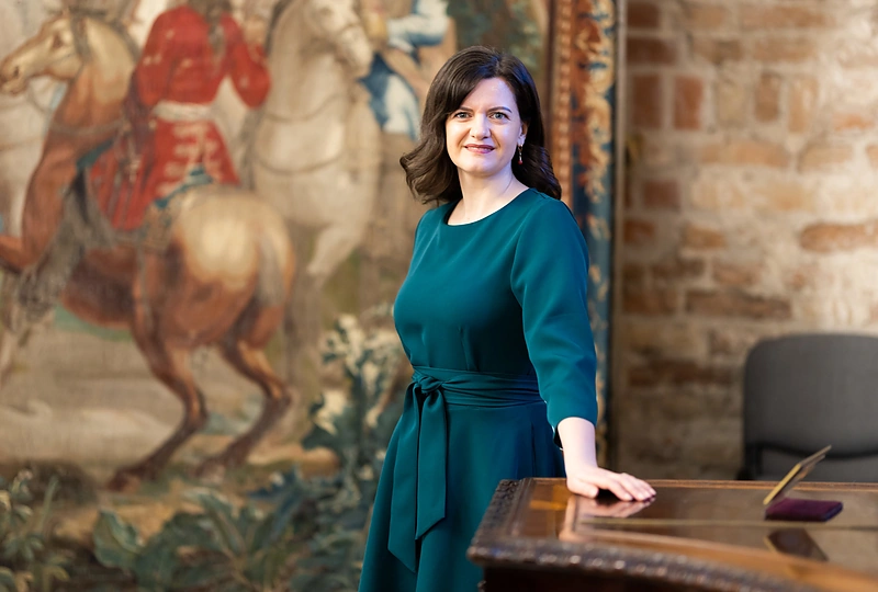 Ilona Skujaitė Vilniuje pristatė knygą „Karo nuotaka“ / Mikos Savičiūtės nuotr.