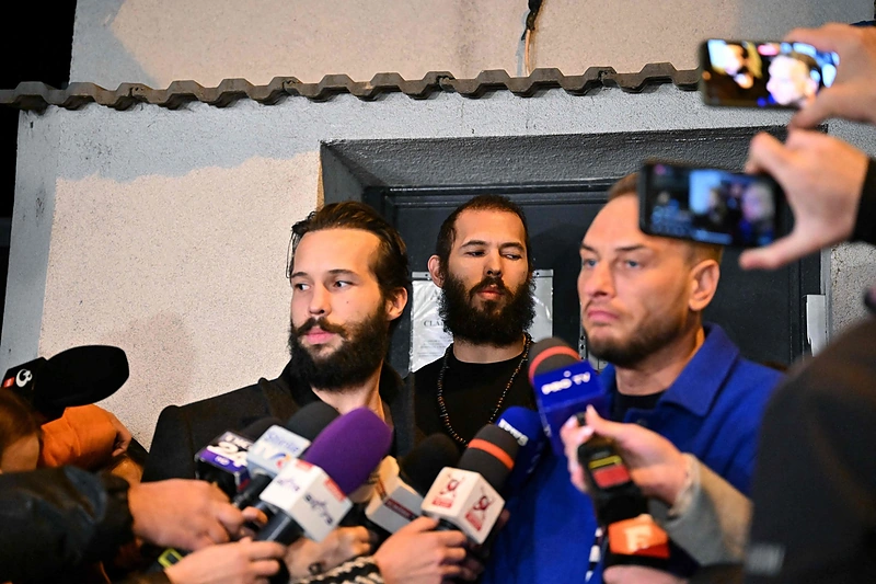 Andrew Tate'as, Tristanas Tate'as / AFP/„Scanpix“ nuotr.