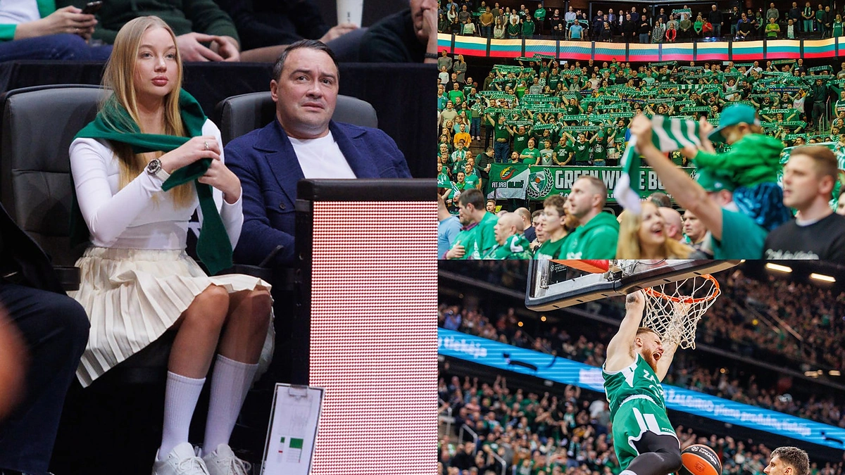 Karolina Toleikytė, Jonas Garbaravičius, rungtynių akimirkos / Eriko Ovčarenko / BNS nuotr.
