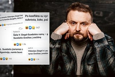 Stano – apie reakcijas į V.Siegel ir L.Suodaičio konfliktą: „Labas, galvažudžių ir sadistų tauta“