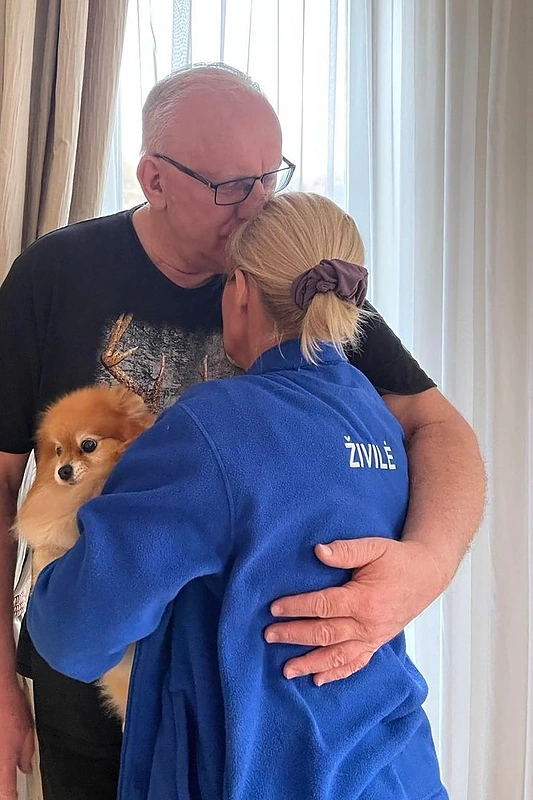 Ž.Pinskuvienė ir J.Pinskus / Asmeninio albumo nuotr.