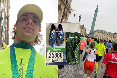 D.Laukys įveikė Paryžiaus maratoną: apie sunkiausią akimirką ir kodėl į išbandymą vyko su mama