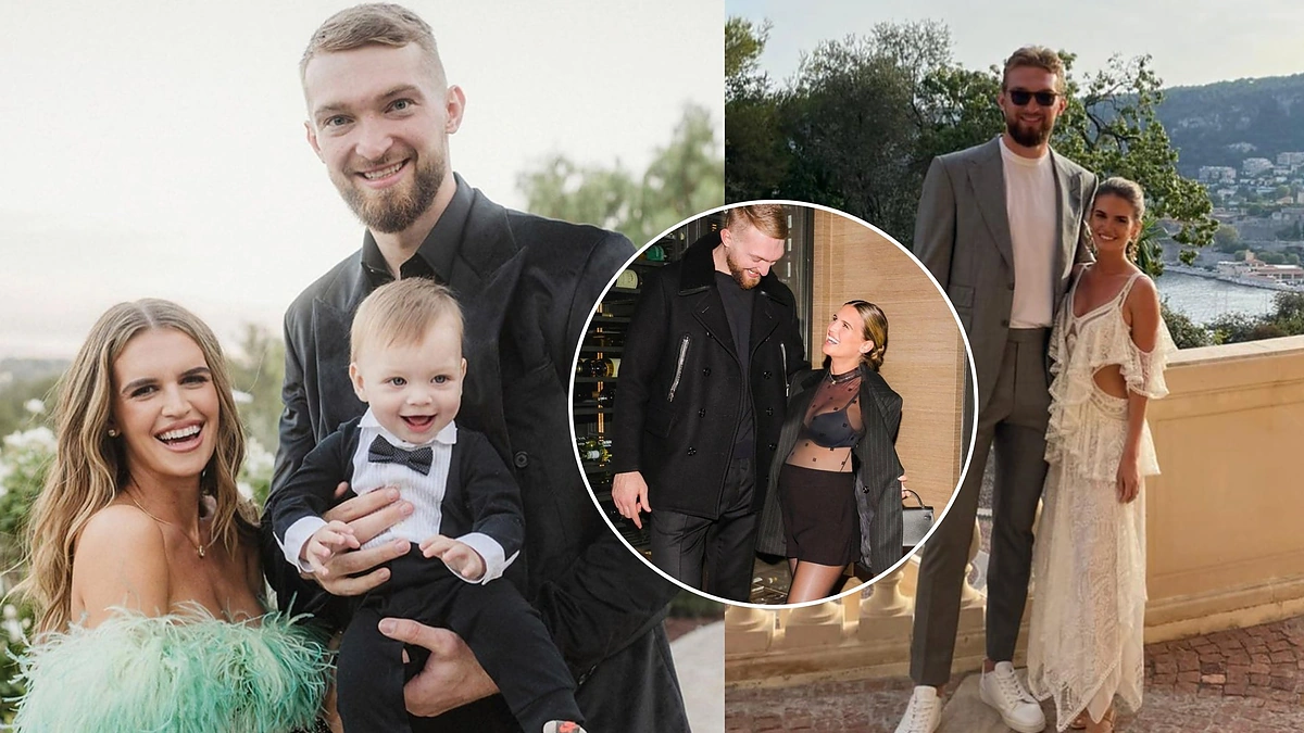 Domantas Sabonis ir jo žmona Shashana Rosen / „Instagram“ nuotr.