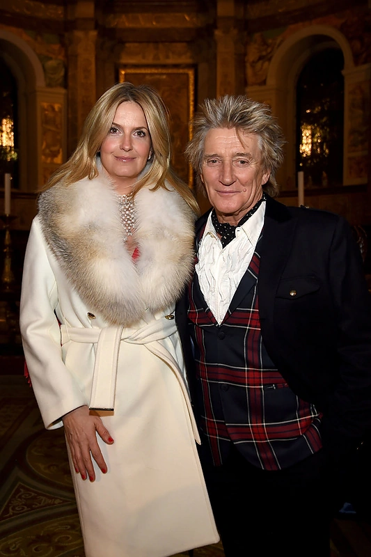 Rodas Stewartas ir Penny Lancaster / „Scanpix“ nuotr.