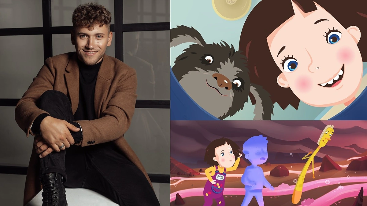 Faustas Venckus ir „Kakė Makė: mano filmas“ kadrai / Filmo kadrai ir G.Kuliušaitės nuotr.