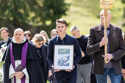 Atsisveikinimas su Šarūnu Šlektavičiumi / Lukas Balandis / BNS nuotr.