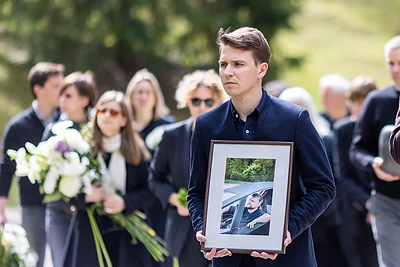 Atsisveikinimas su Šarūnu Šlektavičiumi / Lukas Balandis / BNS nuotr.